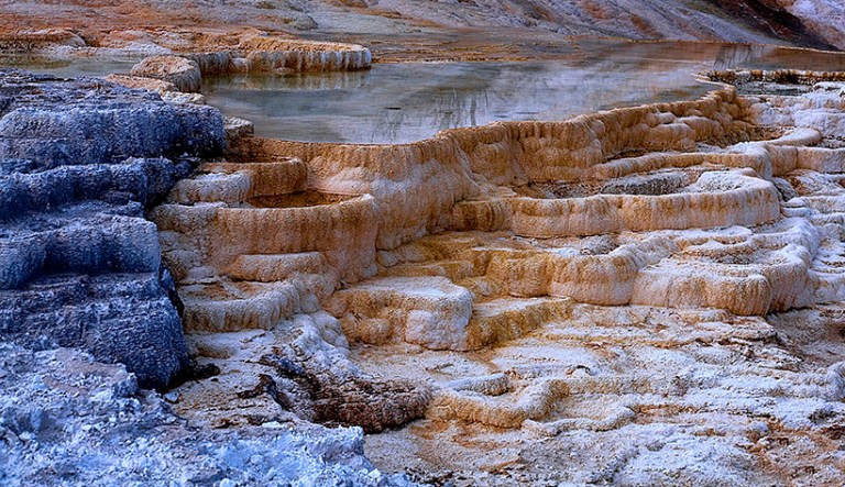 Where else would you find these travertine terraces?