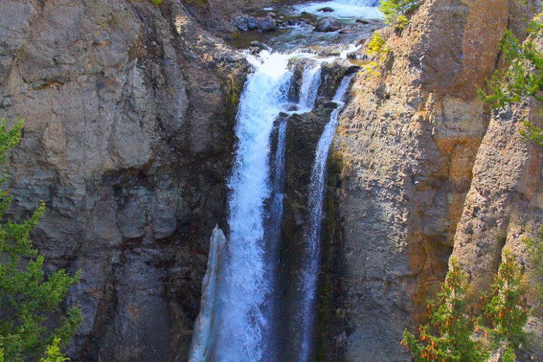 Tower Falls is one of many falls in the park