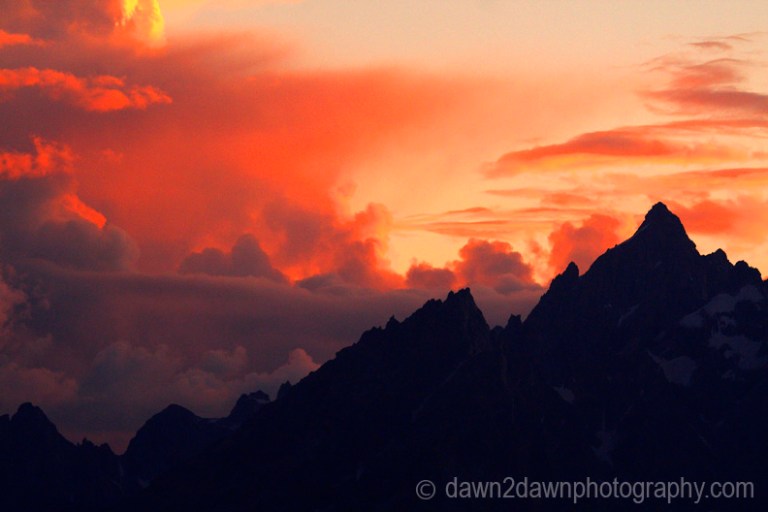 GRAND TETON SUNSET