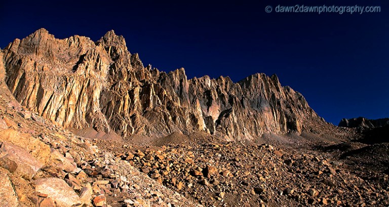 MT. WHITNEY RANGE IN MORNING