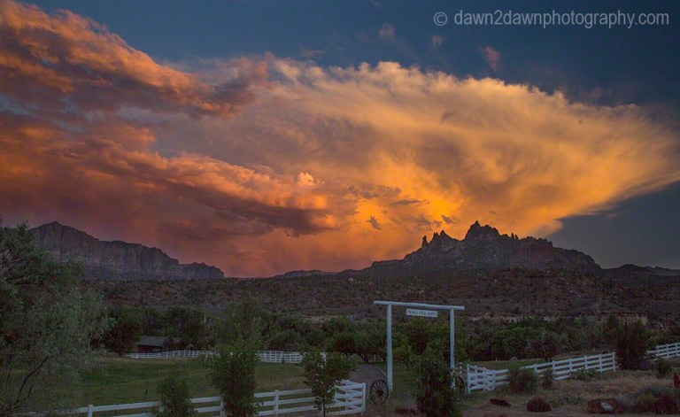 Zion Country Sunset
