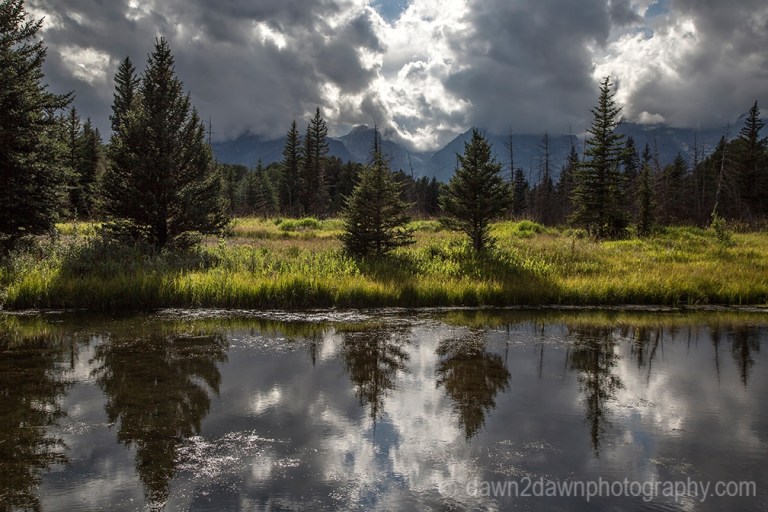 Teton Pond Reflection