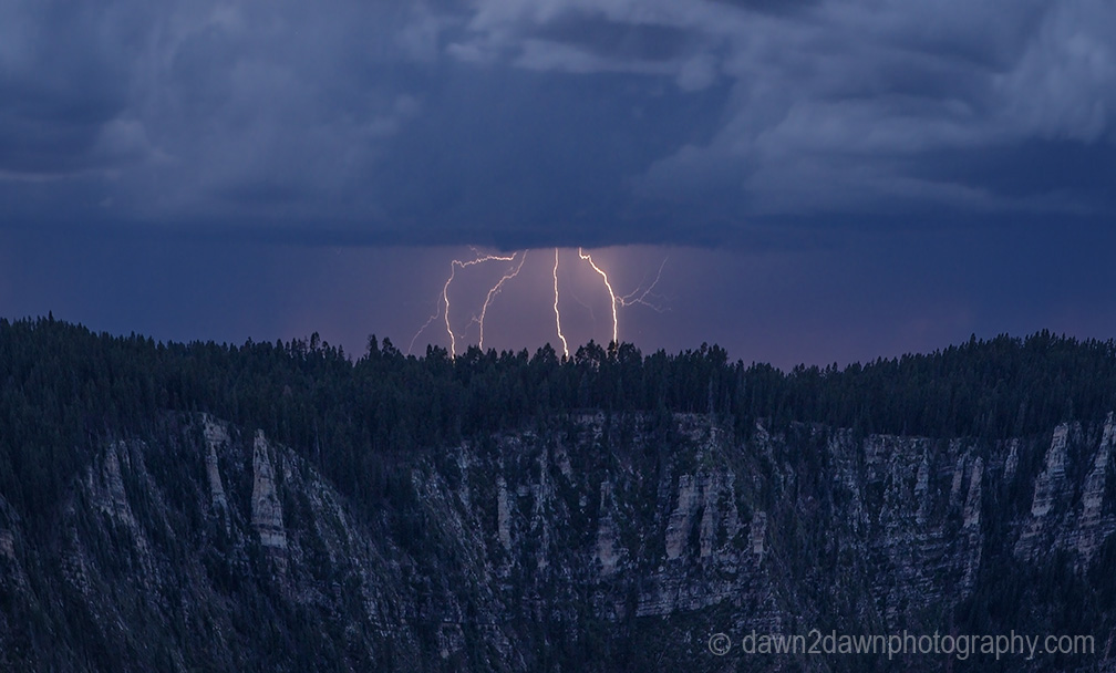 North Rim Lightning