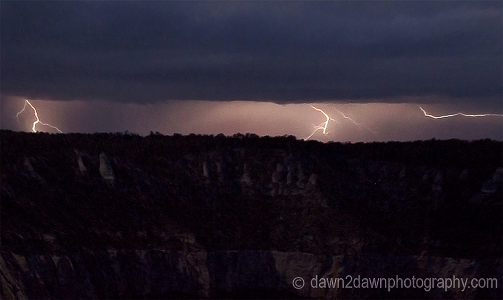 North Rim Lightning