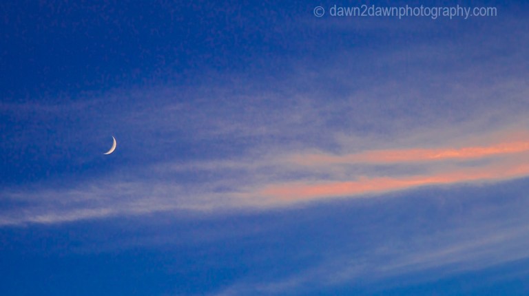 Utah Crescent Moon Sunset_4199