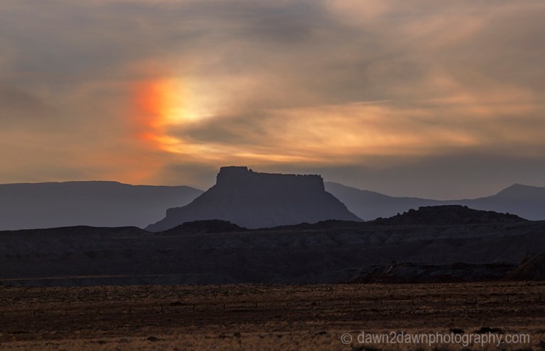 Factory Butte Sunset