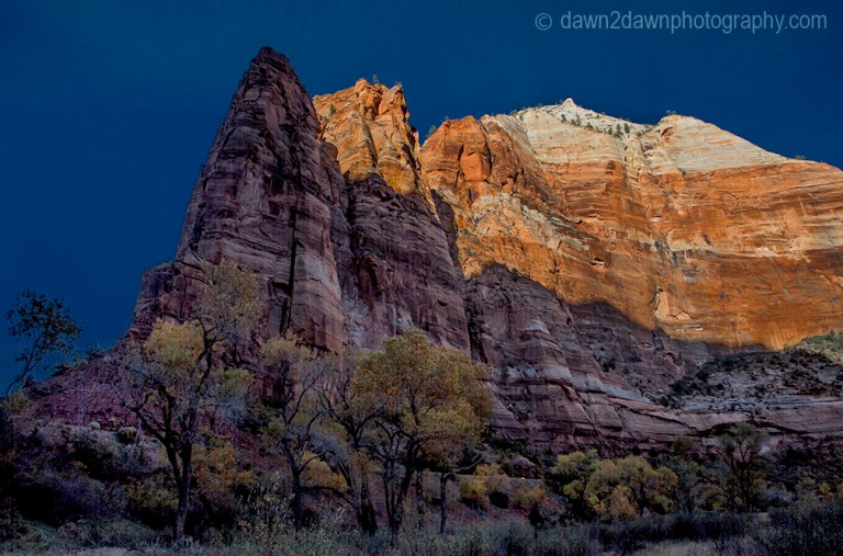 Zion's Big Bend Autumn