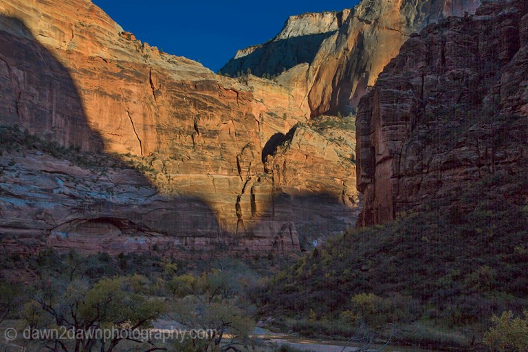 Zion Big Bend Autumn