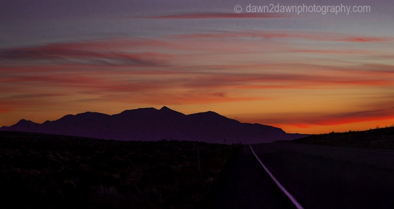 Henry Mountain Sunset