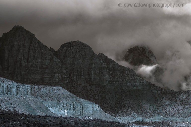 Zion Canyon Fog