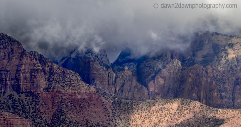 Zion Canyon Storm Clouds