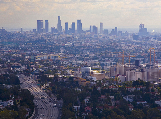 LOS ANGELES FROM HOLLYWOOD