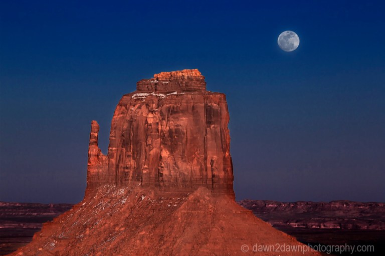 Monument Valley Full Moon