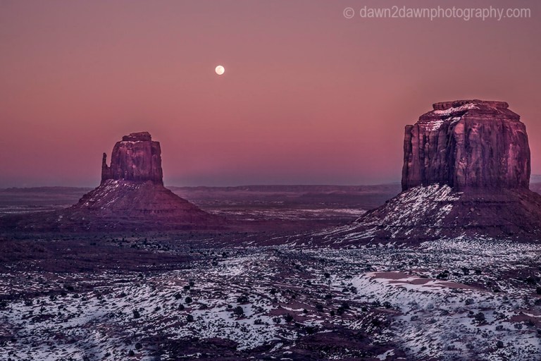 Monument Valley Full Moon