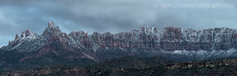 Zion Winter Panorama