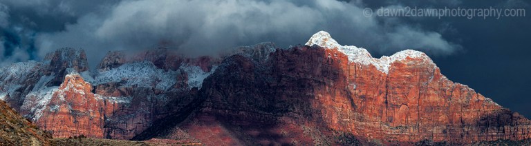 Zion Winter Panorama