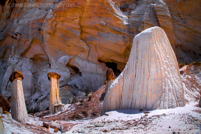 Storm clouds surround Hurricane Mesa near Zion National Park, Utah