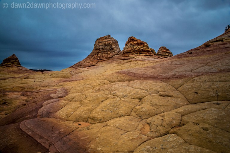 Unusual sandstone rock formations at South Coyote Buttes at Vermillion Cliffs National Monument, Arizona