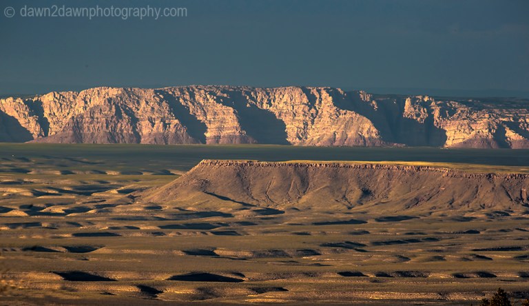 The sun sets on the Marble Canyon at Grand Canyon National Park, Arizona