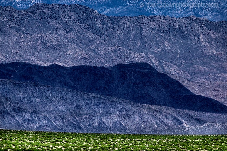 Rock formations in the Eureka Valley at Death Valley National Park, California