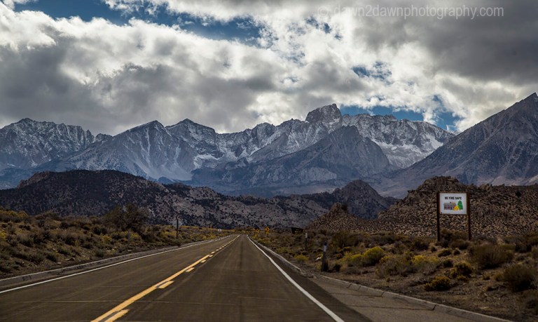 Snow-Covered Sierras