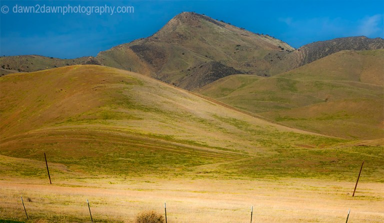 Farmland in rural California.