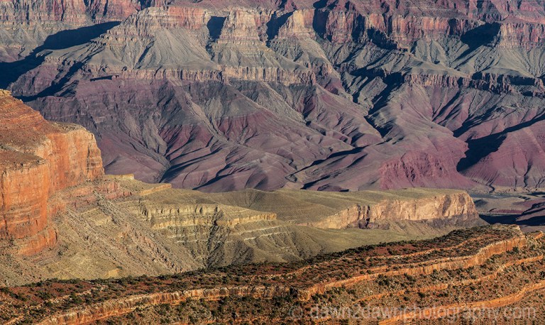 The Grand Canyon as seen from Cape Final