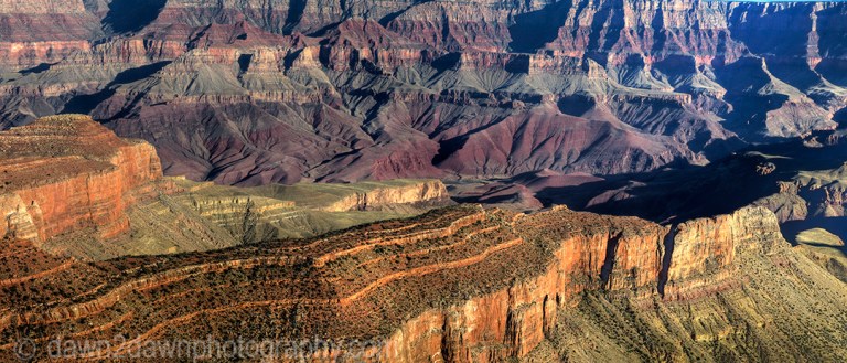 The Grand Canyon as seen from Cape Final