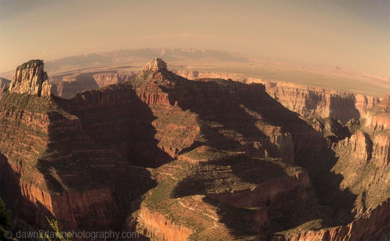 The Grand Canyon as seen from Cape Final