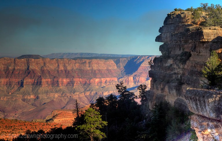 The Grand Canyon as seen from Cape Final