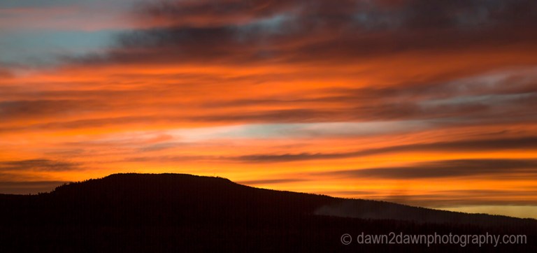 The sun sets at the Needles District at Canyonlands National Park, Utah