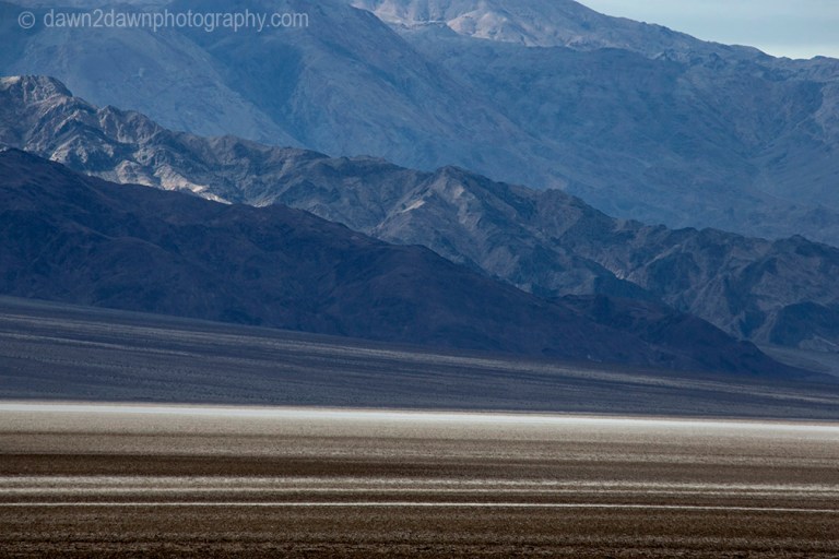The salt flats at Badwater Basin at Death Valley National Park, California