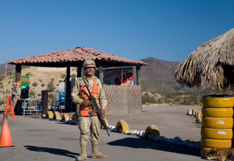 MEXICAN MILITARY GUARD