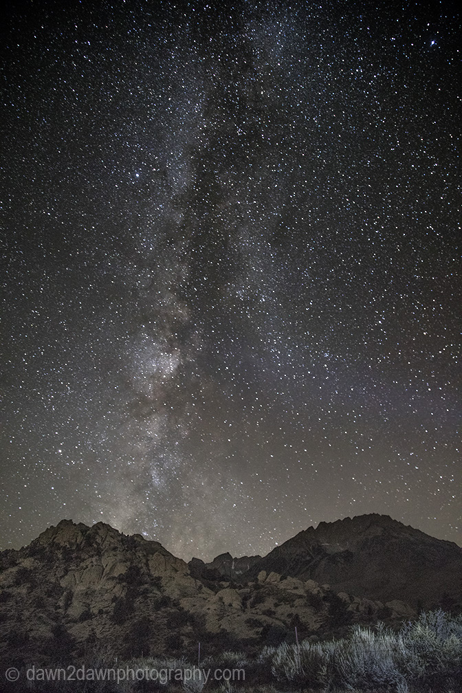 Milky Way Over The Sierras