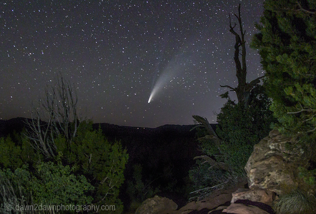 Neowise Comet Over Zion