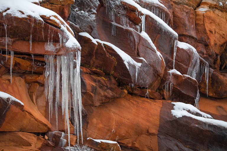 Icicles Come In All Different Shapes And Sizes