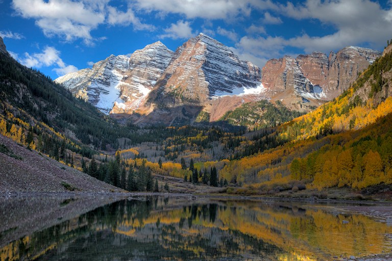 Maroon Bells At Peak
