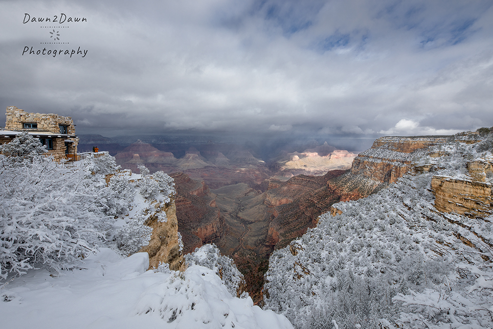 Images From A Snowy Grand Canyon