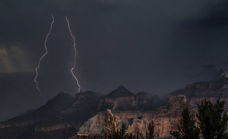 It Was Electric At The Grand Canyon