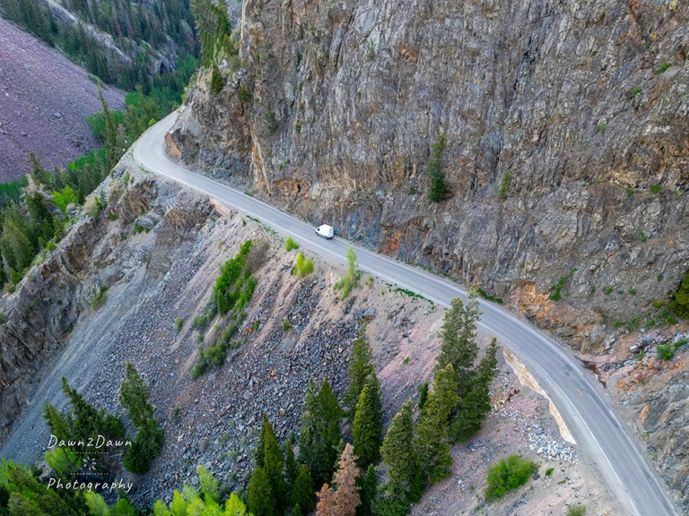 Flyover Of Colorado’s Million Dollar Highway