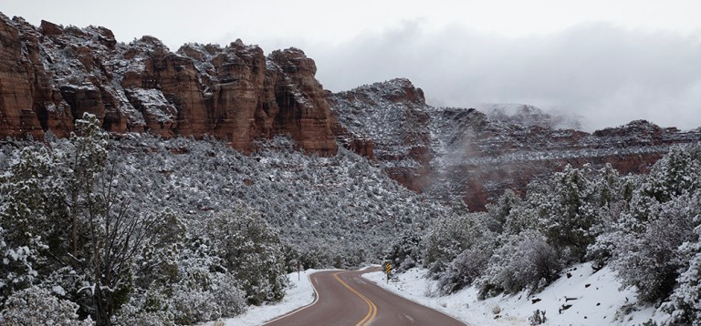 Driving Through A Winter Wonderland