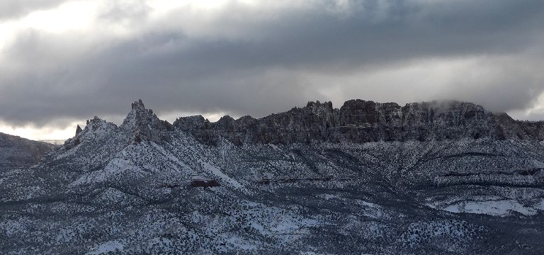 Fresh Snow At Zion Country